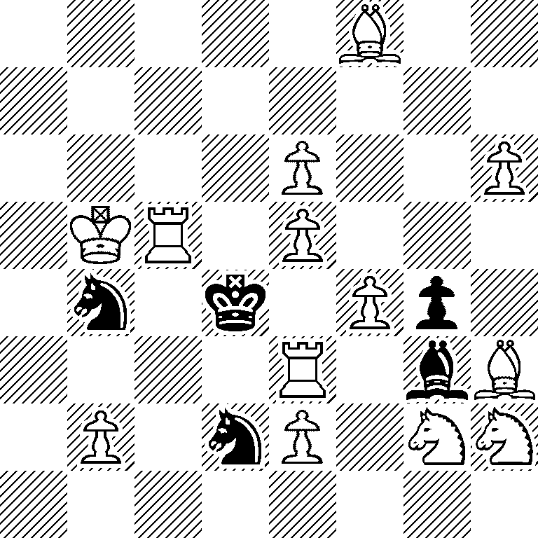 5B2/8/4P2P/1KR1P3/1n1k1Pp1/4R1bB/1P1nP1NN/8