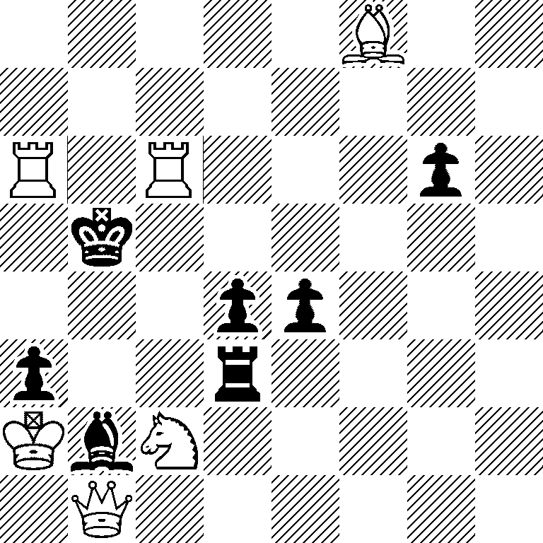 5B2/8/R1R3p1/1k6/3pp3/p2r4/KbN5/1Q6