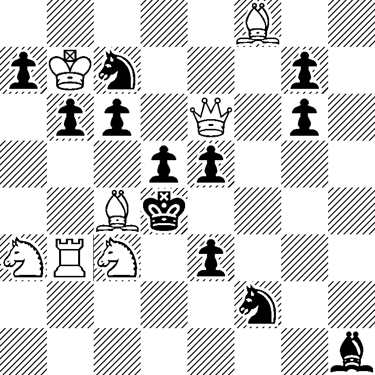 5B2/pKn3p1/1pp1Q1p1/3pp3/2Bk4/NRN1p3/5n2/7b