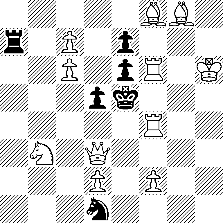 5BB1/r1P1p3/2P1pR1K/3pk3/5R2/1N1Q4/3P1P2/3n4