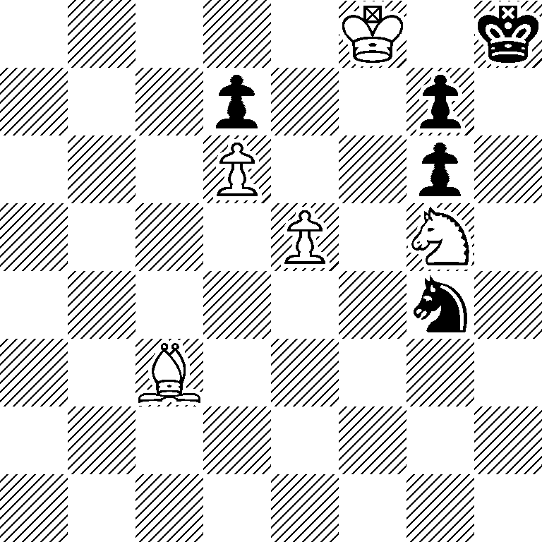 5K1k/3p2p1/3P2p1/4P1N1/6n1/2B5/8/8