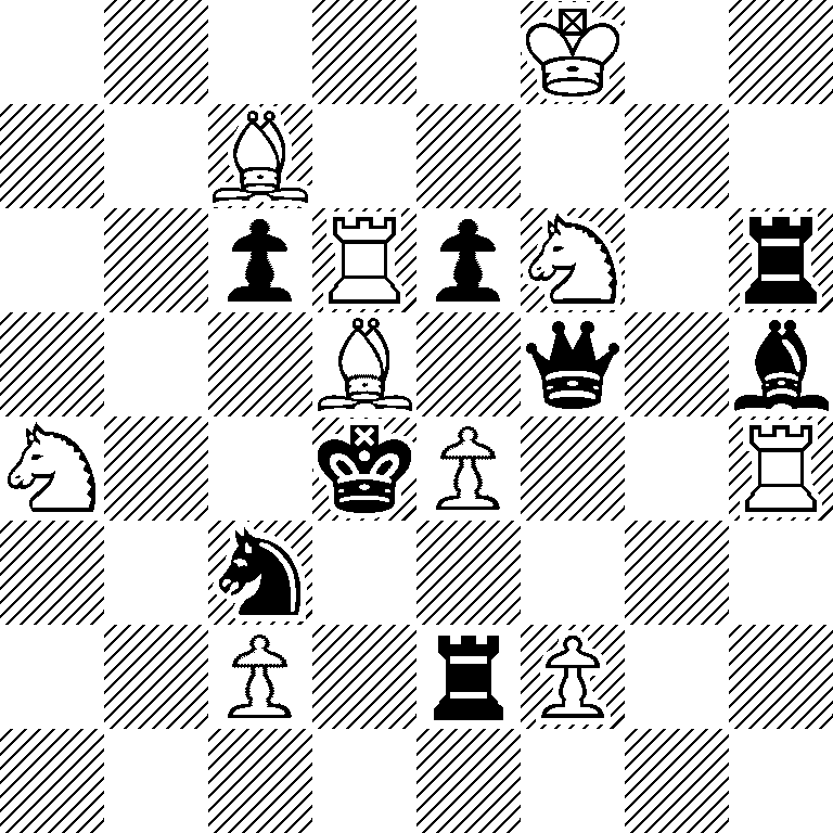 5K2/2B5/2pRpN1r/3B1q1b/N2kP2R/2n5/2P1rP2/8