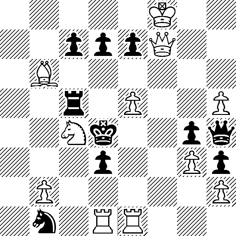 5K2/2pppQ2/1B6/2r1P2P/2Nk2pq/3p2Pp/1P5P/1n1RR3