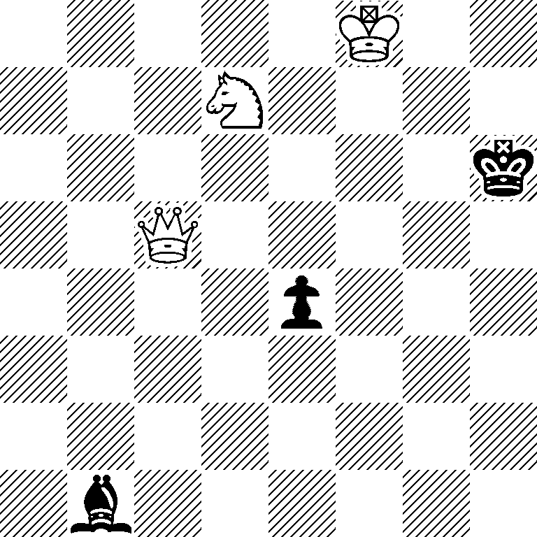 5K2/3N4/7k/2Q5/4p3/8/8/1b6