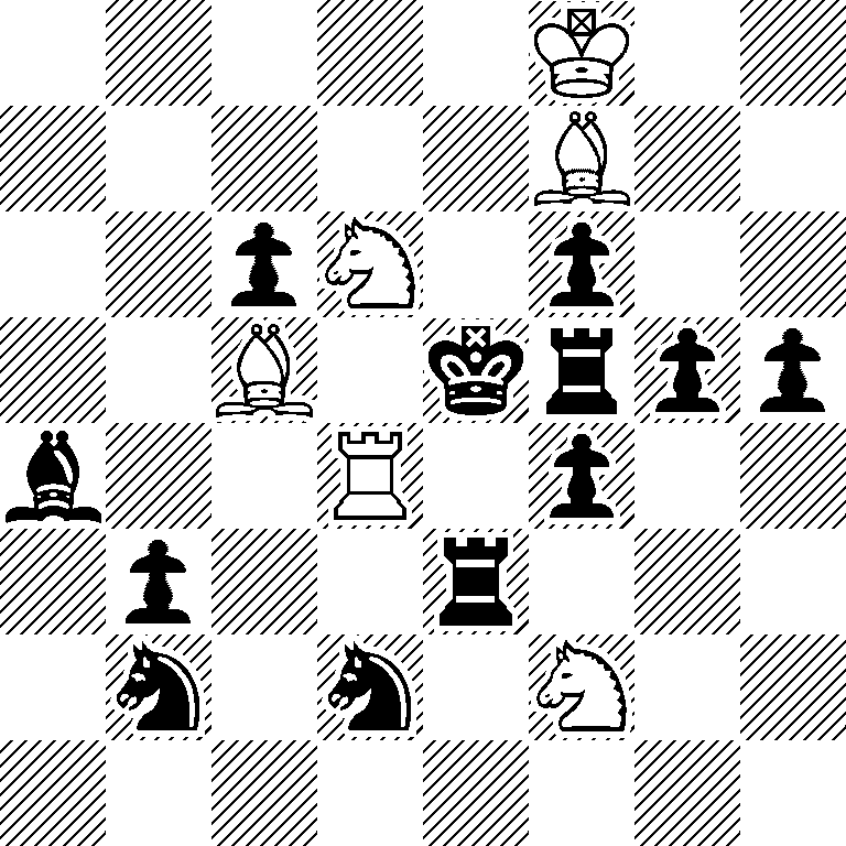 5K2/5B2/2pN1p2/2B1krpp/b2R1p2/1p2r3/1n1n1N2/8