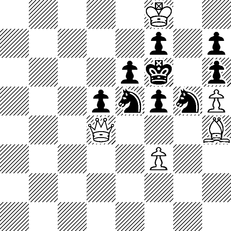 5K2/5p1p/4pk1p/3pnpnP/3Q3B/5P2/8/8
