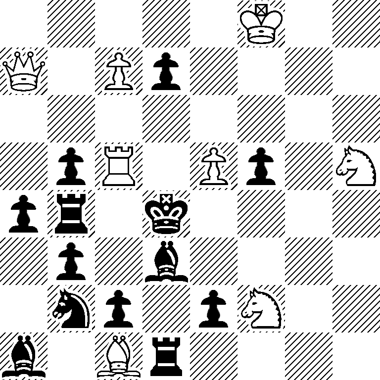 5K2/Q1Pp4/8/1pR1Pp1N/pr1k4/1p1b4/1np1pN2/b1Br4