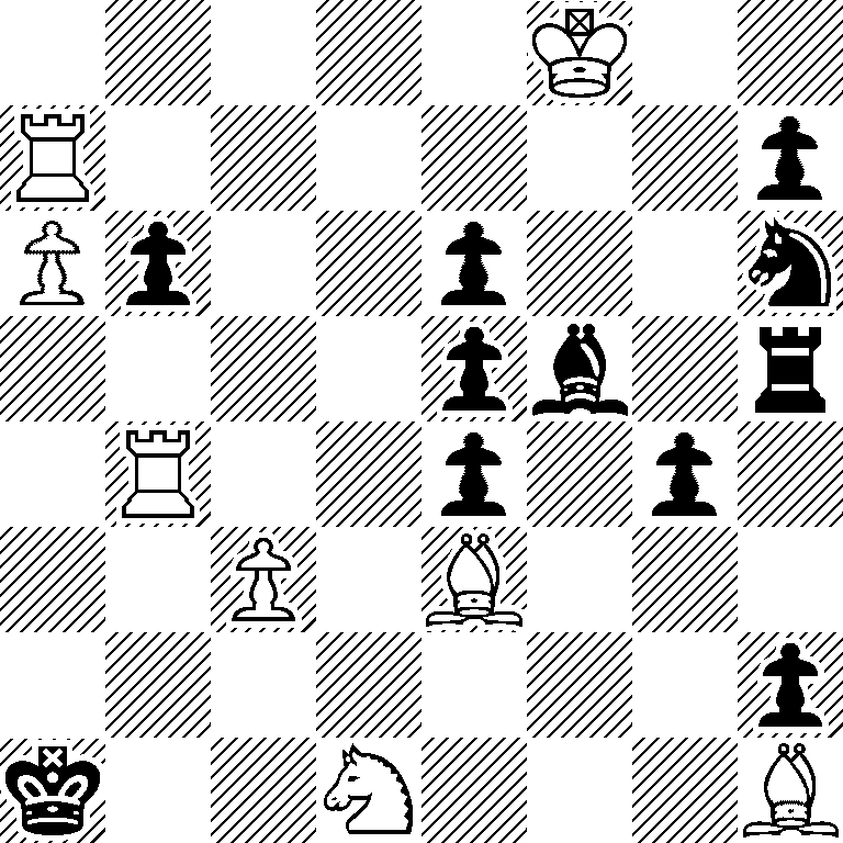 5K2/R6p/Pp2p2n/4pb1r/1R2p1p1/2P1B3/7p/k2N3B