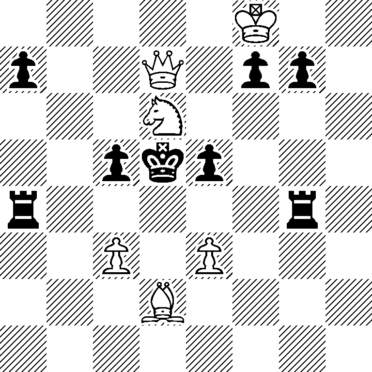 5K2/p2Q1pp1/3N4/2pkp3/r5r1/2P1P3/3B4/8