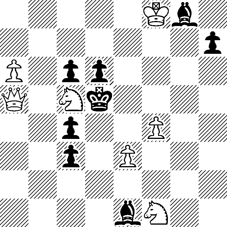 5Kb1/7p/P1pp4/Q1Nk4/2p2P2/2p1P3/8/4bN2