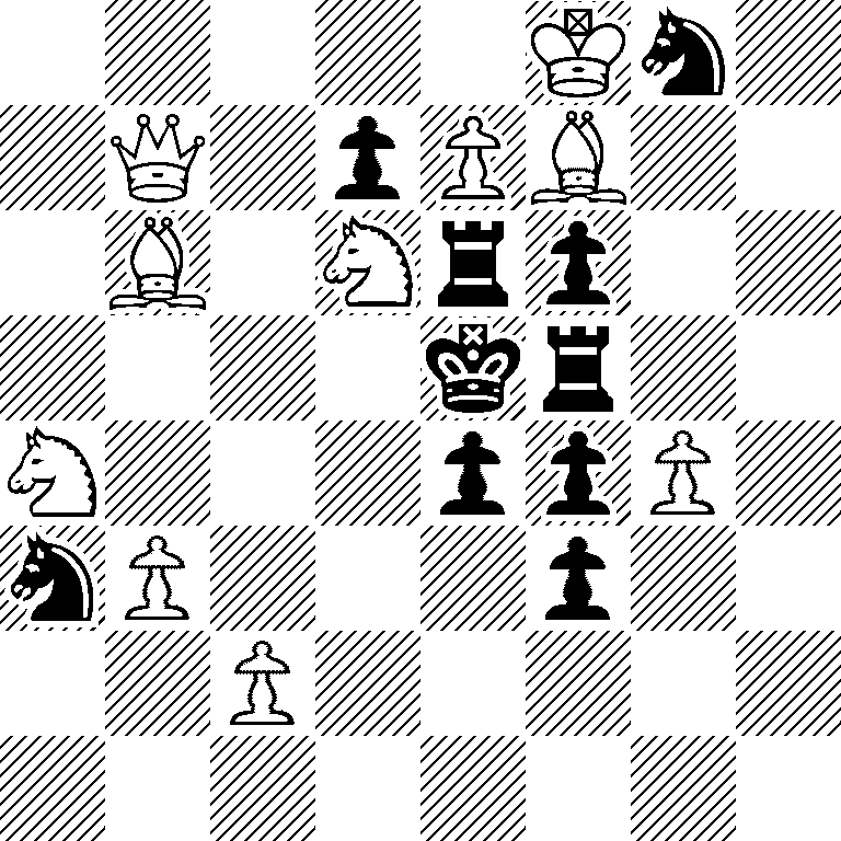 5Kn1/1Q1pPB2/1B1Nrp2/4kr2/N3ppP1/nP3p2/2P5/8