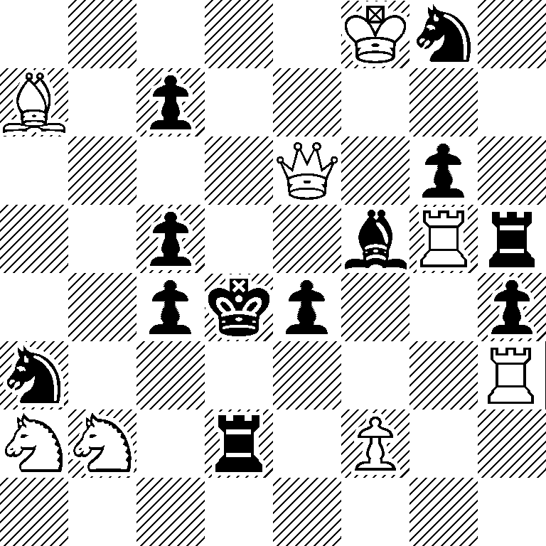 5Kn1/B1p5/4Q1p1/2p2bRr/2pkp2p/n6R/NN1r1P2/8