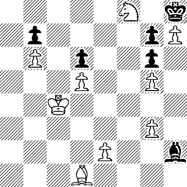 5N1k/1p4pP/1P1p2p1/3P2P1/2K5/6P1/4P2b/3B4
