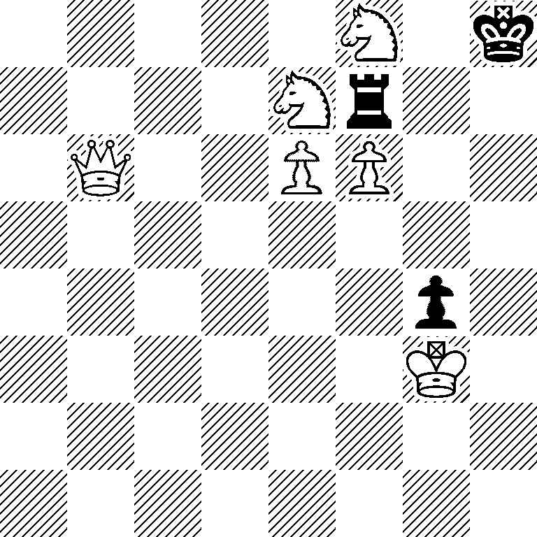 5N1k/4Nr2/1Q2PP2/8/6p1/6K1/8/8