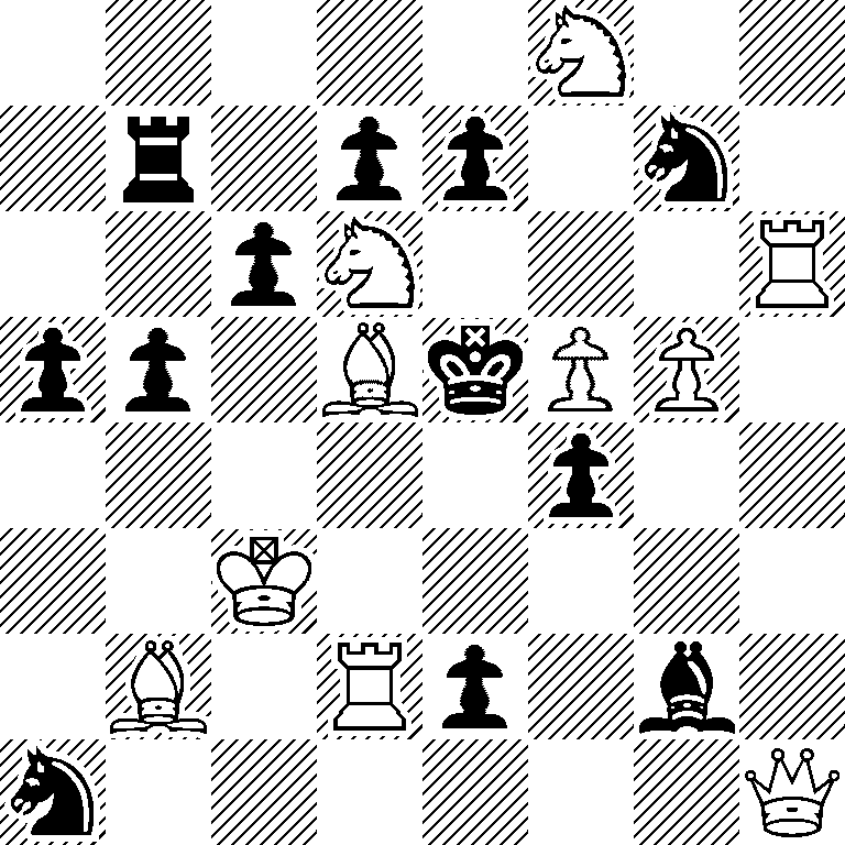 5N2/1r1pp1n1/2pN3R/pp1BkPP1/5p2/2K5/1B1Rp1b1/n6Q