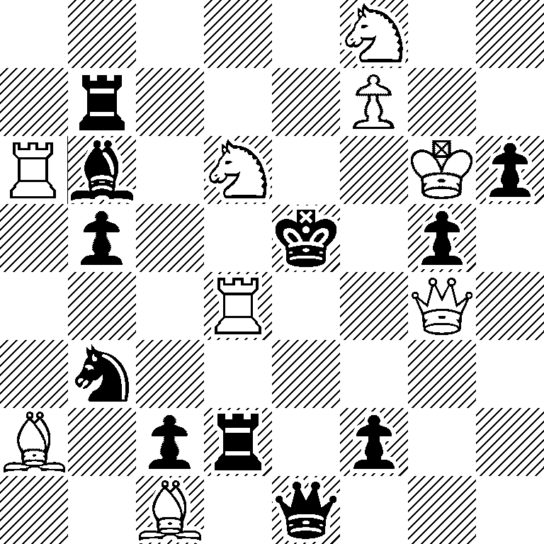 5N2/1r3P2/Rb1N2Kp/1p2k1p1/3R2Q1/1n6/B1pr1p2/2B1q3