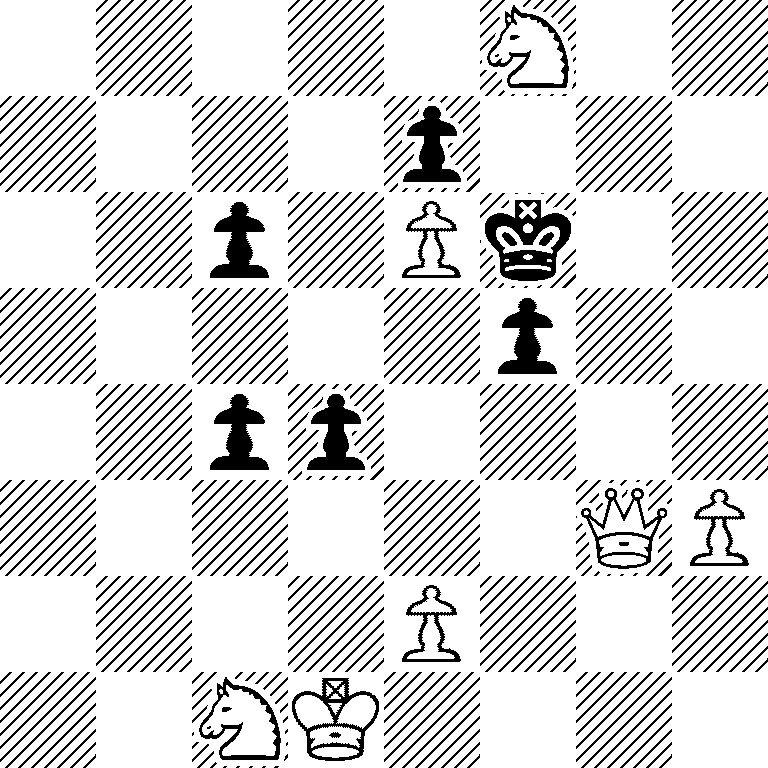 5N2/4p3/2p1Pk2/5p2/2pp4/6QP/4P3/2NK4