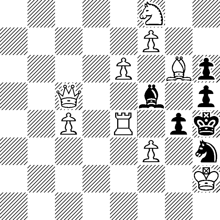 5N2/5P2/4P1Bp/2Q2b1p/2P1R1pk/5P1n/7K/8