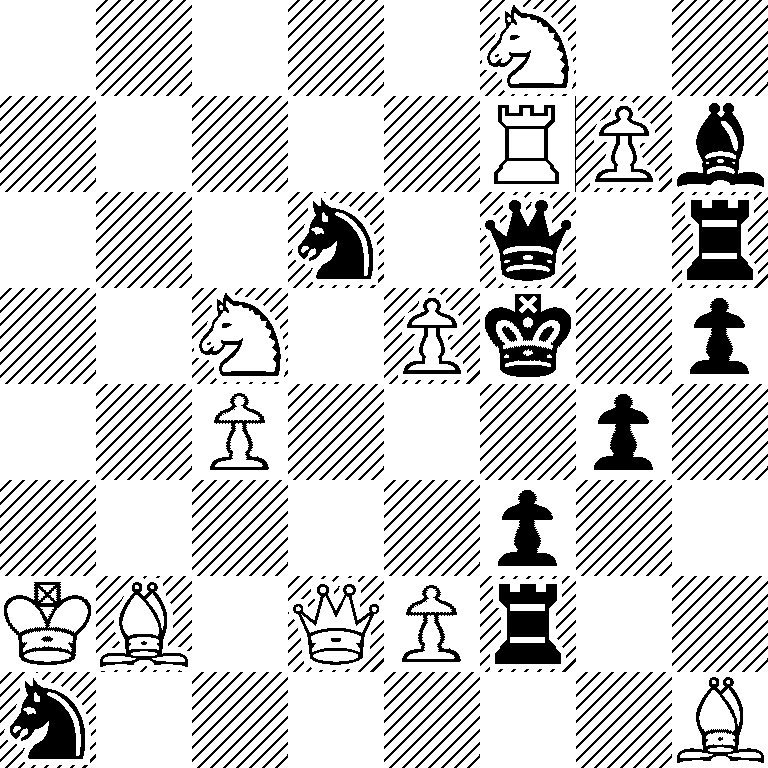 5N2/5RPb/3n1q1r/2N1Pk1p/2P3p1/5p2/KB1QPr2/n6B