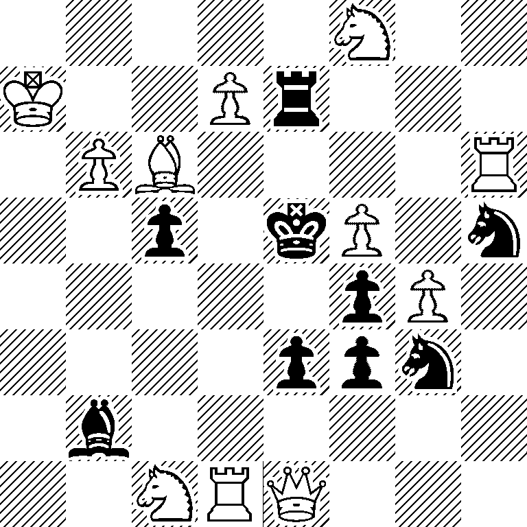 5N2/K2Pr3/1PB4R/2p1kP1n/5pP1/4ppn1/1b6/2NRQ3