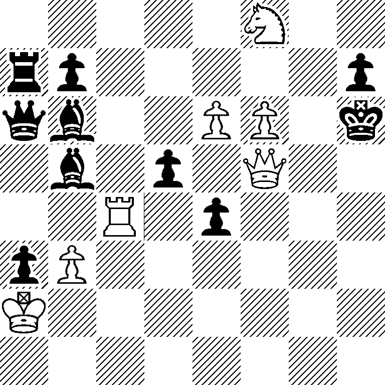 5N2/rp5p/qb2PP1k/1b1p1Q2/2R1p3/pP6/K7/8