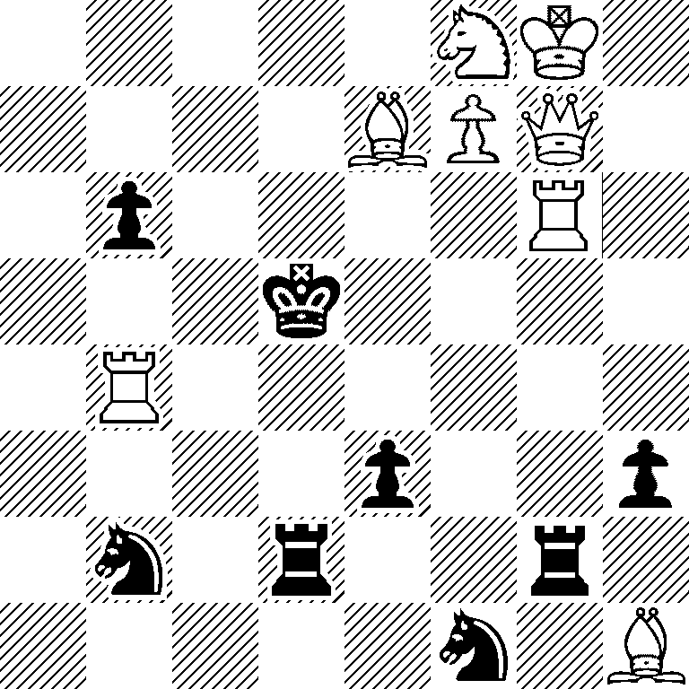 5NK1/4BPQ1/1p4R1/3k4/1R6/4p2p/1n1r2r1/5n1B
