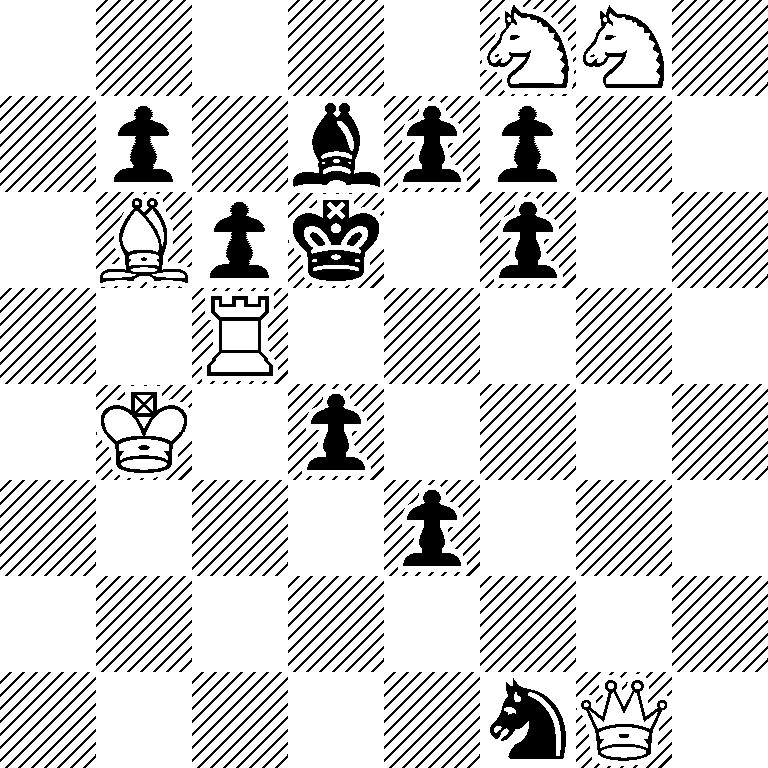 5NN1/1p1bpp2/1Bpk1p2/2R5/1K1p4/4p3/8/5nQ1