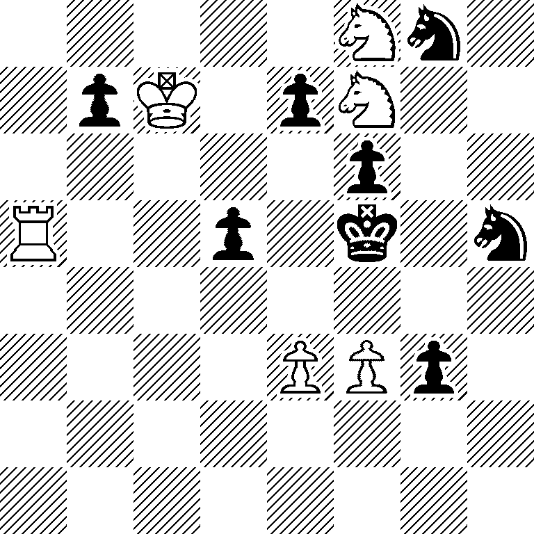 5Nn1/1pK1pN2/5p2/R2p1k1n/8/4PPp1/8/8
