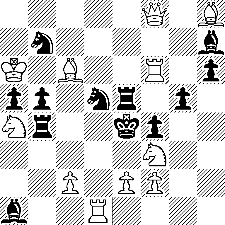 5Q1B/1n5b/K1B2R1p/pp1nr1p1/Nr2kp2/5N2/2P1PP2/b2R4