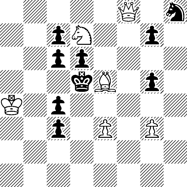 5Q1n/2pN2p1/2pp4/3kB1p1/K1p5/2p1P1P1/8/8