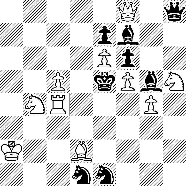 5Q1q/4pb2/4Pp2/2P1kPbN/1NR3P1/8/K2B4/3nn3