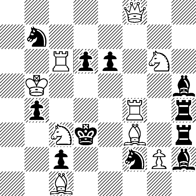 5Q2/1n6/2Rpp1N1/1K5b/1p3R1r/2Nk1B1r/2p2nPb/2B5
