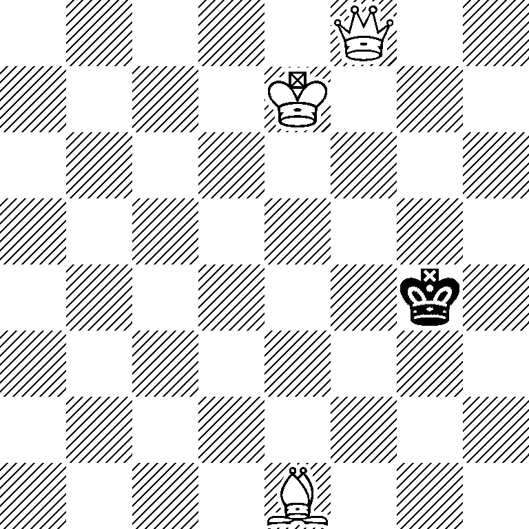 5Q2/4K3/8/8/6k1/8/8/4B3