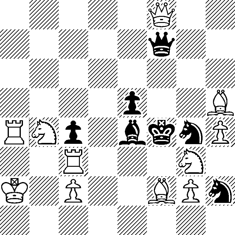 5Q2/5q2/8/4p2B/RNp1bknP/2R3N1/K1P2BPn/8