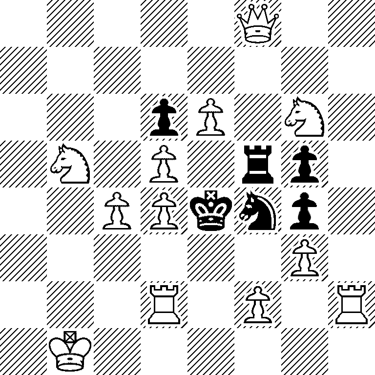 5Q2/8/3pP1N1/1N1P1rp1/2PPknp1/6P1/3R1P1R/1K6