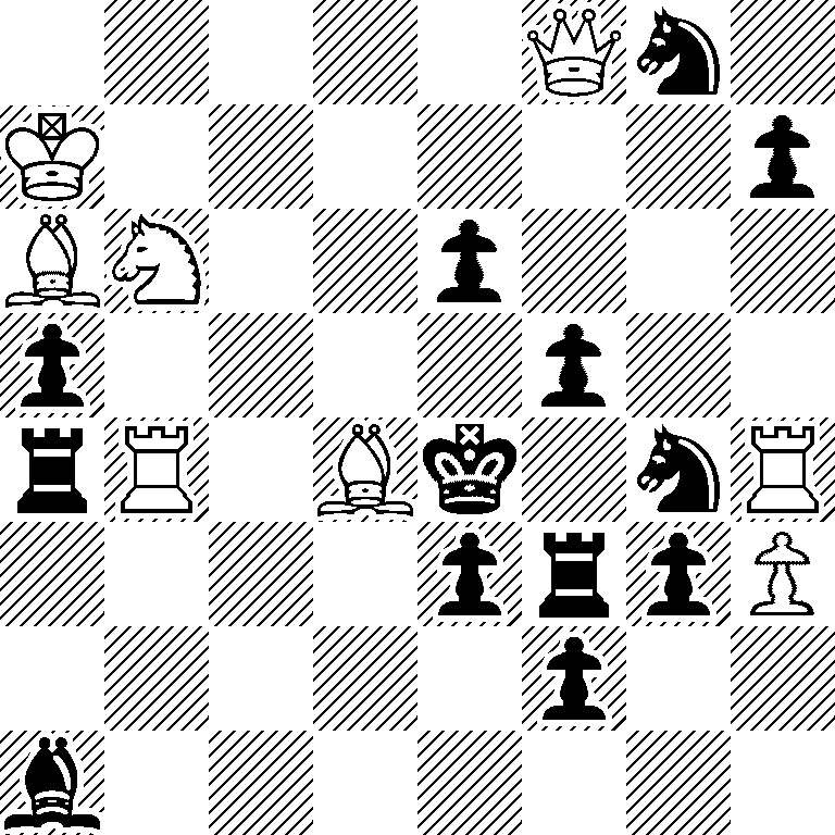 5Qn1/K6p/BN2p3/p4p2/rR1Bk1nR/4prpP/5p2/b7