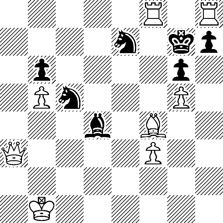 5R1R/4n1kp/1p4p1/1Pn3P1/3b1B2/Q4P2/8/1K6