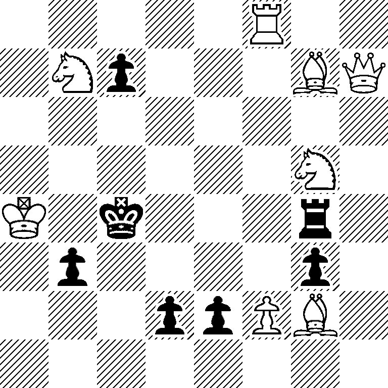 5R2/1Np3BQ/8/6N1/K1k3r1/1p4p1/3ppPB1/8