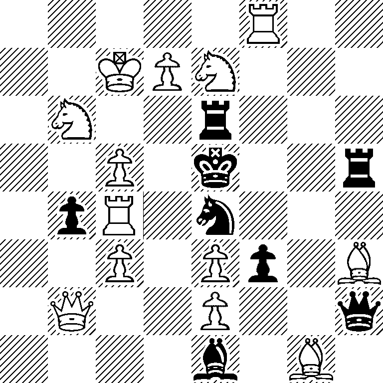 5R2/2KPN3/1N2r3/2P1k2r/1pR1n3/2P1Pp1B/1Q2P2q/4b1B1
