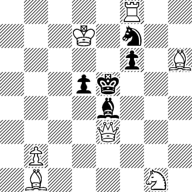 5R2/3K1n2/5p1B/3pk3/4b3/4Q3/1P6/1B4N1