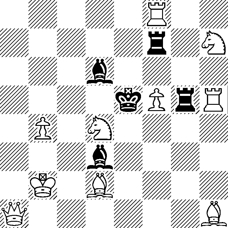 5R2/5r1N/3b4/4kPrR/1P1N4/3b4/1K1B4/Q6B
