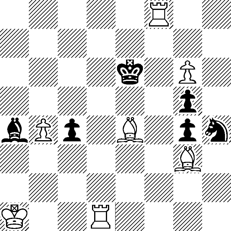 5R2/8/4k1P1/6p1/bPp1B1pn/6B1/8/K2R4