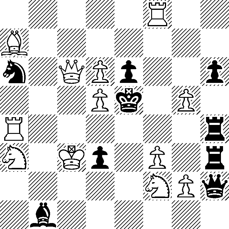 5R2/B7/n1QPp2p/3Pk1P1/R6r/N1Kp1P1r/5NPq/1b6