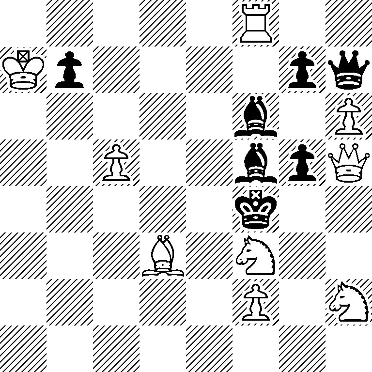 5R2/Kp4pq/5b1P/2P2bpQ/5k2/3B1N2/5P1N/8