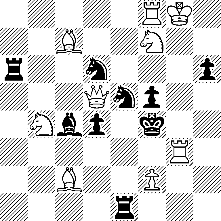 5RK1/2B2N2/r2n3p/3Qnp2/1Nbp1k2/6R1/2B2P2/4r3