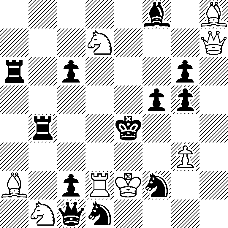 5b1B/3N3Q/r1p3p1/5pp1/1r2k3/6P1/B1pRKn2/1Nqn4