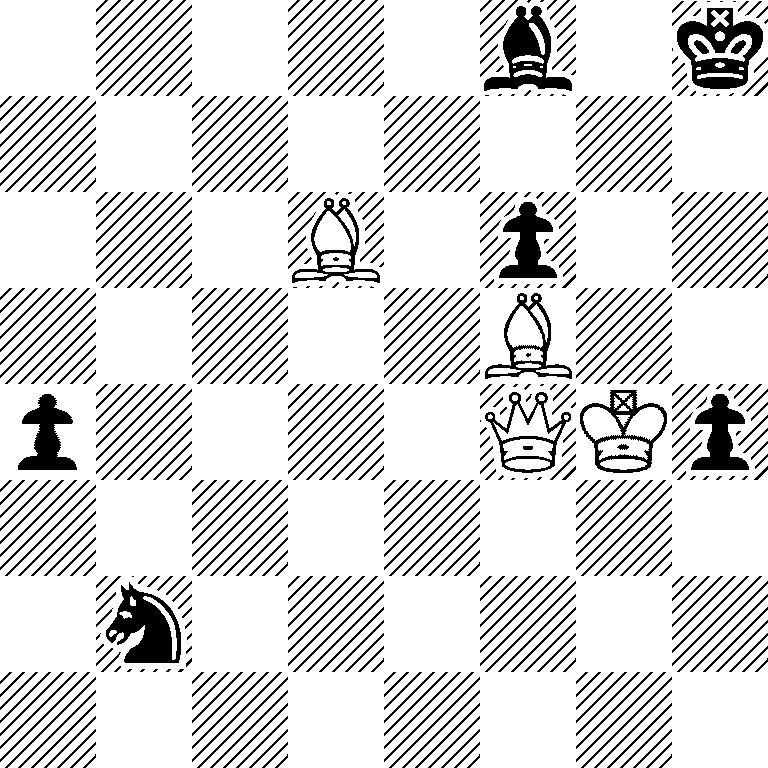 5b1k/8/3B1p2/5B2/p4QKp/8/1n6/8