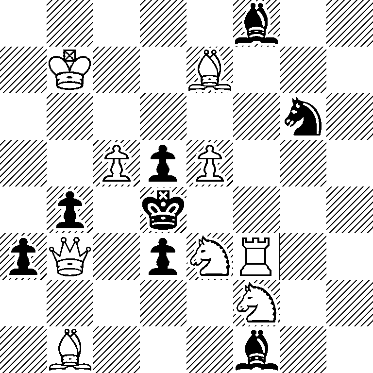 5b2/1K2B3/6n1/2PpP3/1p1k4/pQ1pNR2/5N2/1B3b2