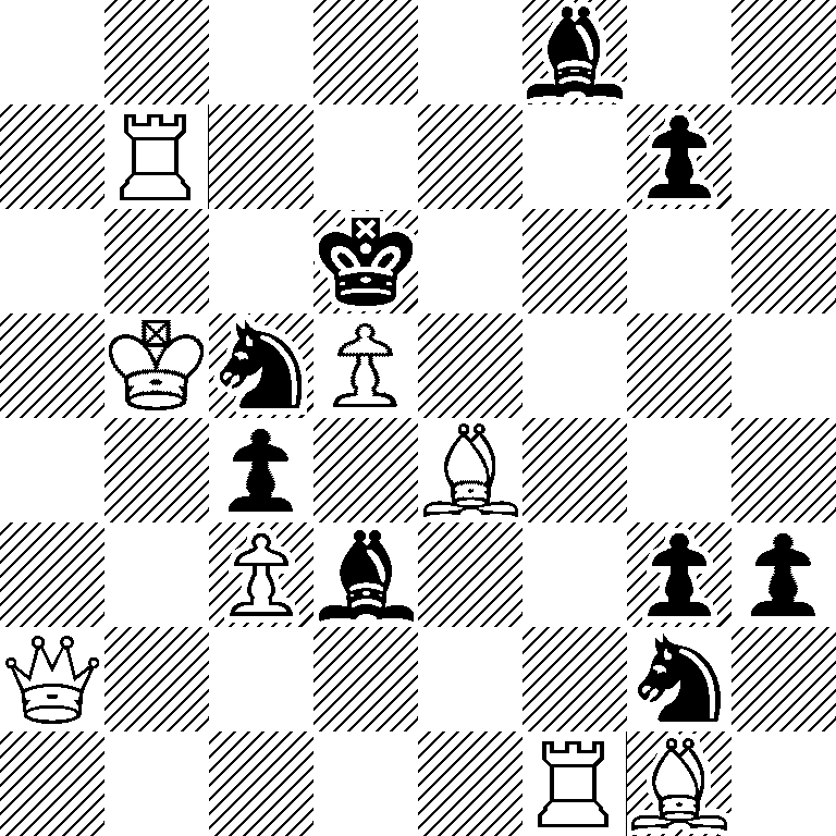 5b2/1R4p1/3k4/1KnP4/2p1B3/2Pb2pp/Q5n1/5RB1