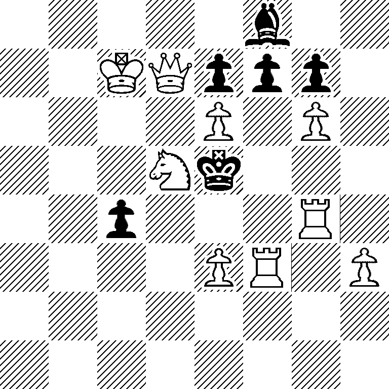 5b2/2KQppp1/4P1P1/3Nk3/2p3R1/4PR1P/8/8